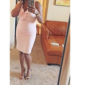 Sleeveless Midi Dress -Light Pink